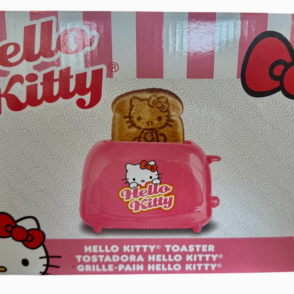 Hello Kitty Pink Plush Toaster